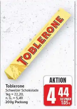 E-Center Toblerone schweizer schokolade Angebot