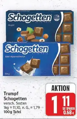 E-Center Trumpf schogetten nugat Angebot