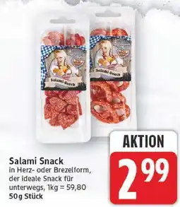 E-Center Salami snack herzform Angebot