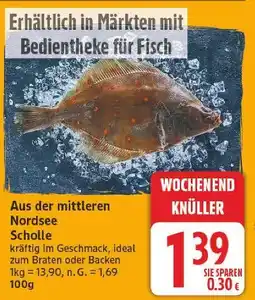 E-Center Nordsee scholle Angebot
