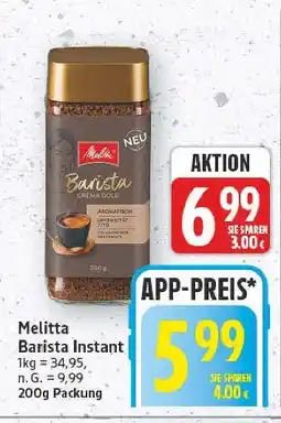 E-Center Melitta barista instant Angebot