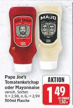 E-Center Papa joe's tomatenketchup Angebot