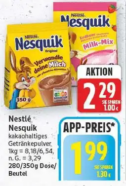 E-Center Nestlé nesquik original Angebot