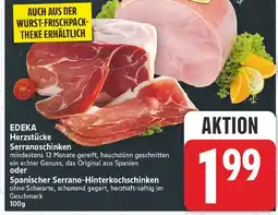 E-Center Edeka herzstücke serranoschinken Angebot