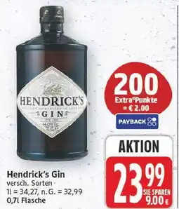 E-Center Hendrick's gin Angebot