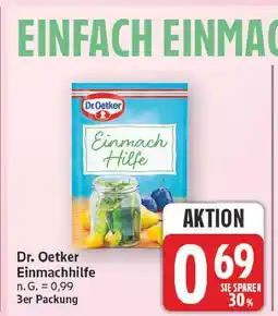 E-Center Dr. oetker einmachhilfe Angebot