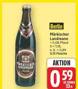 E-Center Märkischer landmann schwarzbier Angebot
