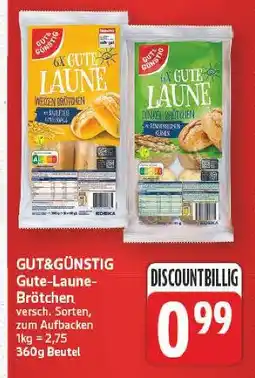 E-Center Gut&günstig gute-laune-weizen-brötchen Angebot