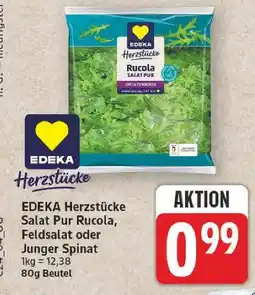 E-Center Edeka herzstücke salat pur rucola Angebot