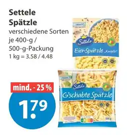 V Markt Settele eier-spätzle Angebot
