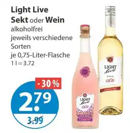 V Markt Light live sekt Angebot