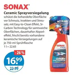 V Markt Sonax ceramic sprayversiegelung Angebot