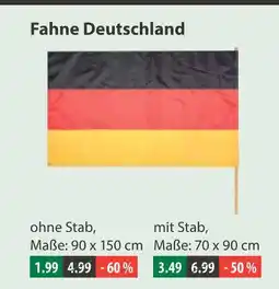 V Markt Fahne deutschland ohne stab Angebot