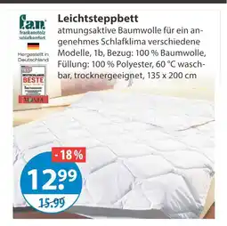 V Markt Fan frankenstolz leichtsteppbett Angebot
