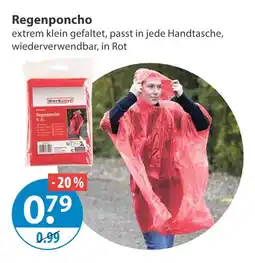 V Markt Werkzeug regenponcho Angebot