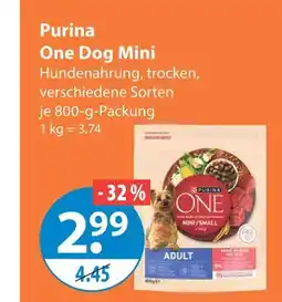 V Markt Purina one dog mini Angebot