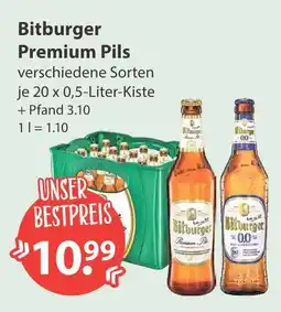 V Markt Bitburger premium pils Angebot