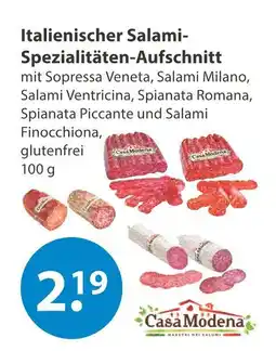 V Markt Casa modena italienischer salami-spezialitäten-aufschnitt Angebot