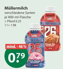V Markt Müllermilch pink donut geschmack Angebot