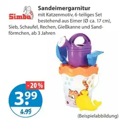 V Markt Simba sandeimergarnitur mit katzenmotiv Angebot