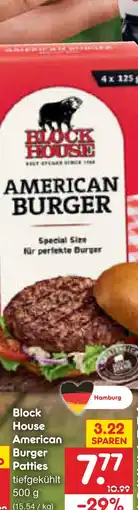 Netto Marken-Discount Block house american burger patties Angebot