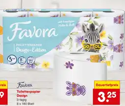 Netto Marken-Discount Favora toilettenpapier design Angebot