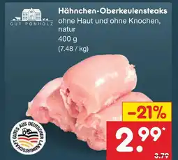 Netto Marken-Discount Gut ponholz hähnchen-oberkeulensteaks Angebot