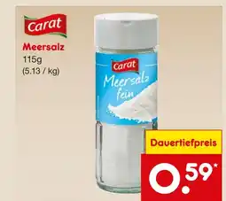 Netto Marken-Discount Carat meersalz Angebot