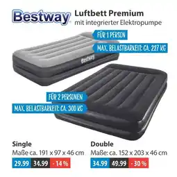 V Markt Bestway luftbett premium single Angebot