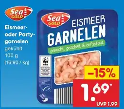 Netto Marken-Discount Sea gold eismeer- oder party-garnelen Angebot
