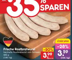 Netto Marken-Discount Frische rostbratwurst Angebot