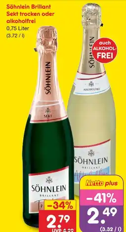 Netto Marken-Discount Söhnlein brillant sekt trocken Angebot