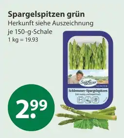 V Markt Spargelspitzen grün Angebot