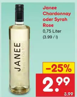 Netto Marken-Discount Janee chardonnay Angebot