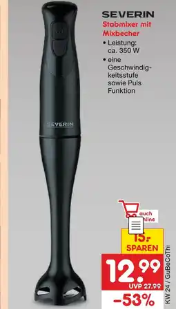 Netto Marken-Discount Severin stabmixer mit mixbecher Angebot