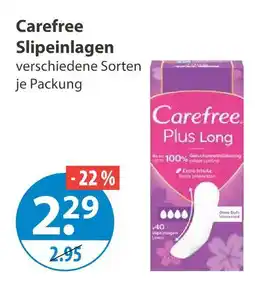 V Markt Carefree slipeinlagen plus long Angebot