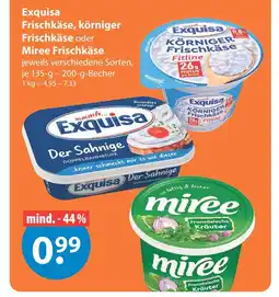 V Markt Exquisa frischkäse der sahnige Angebot