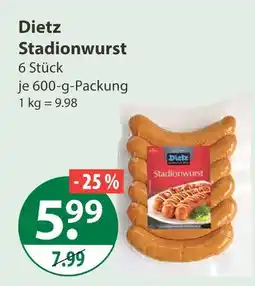 V Markt Dietz stadionwurst Angebot