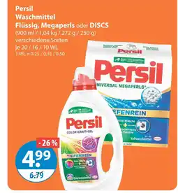 V Markt Persil waschmittel flüssig Angebot