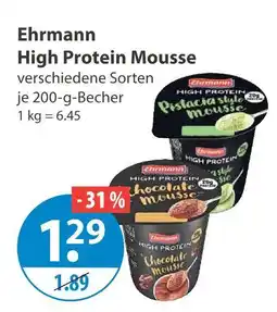 V Markt Ehrmann high protein mousse pistachio style Angebot