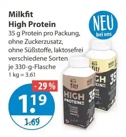 V Markt Milkfit high protein Angebot