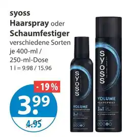V Markt Syoss haarspray Angebot