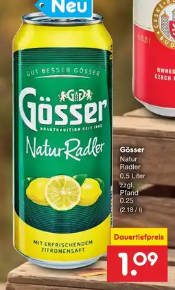 Netto Marken-Discount Gösser natur radler Angebot