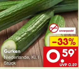 Netto Marken-Discount Gurken Angebot