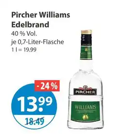 V Markt Pircher williams edelbrand Angebot