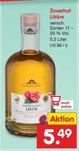 Netto Marken-Discount Zinselhof liköre Angebot