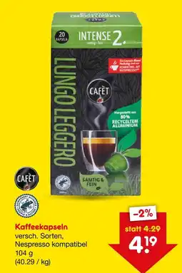 Netto Marken-Discount Cafet kaffeekapseln Angebot