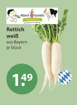 V Markt Albert & gundel rettich weiß Angebot