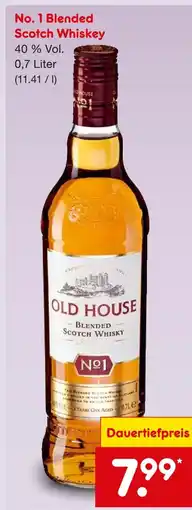 Netto Marken-Discount Old house no. 1 blended scotch whiskey Angebot