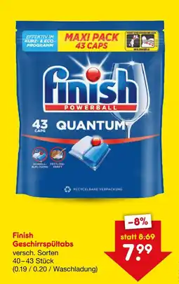 Netto Marken-Discount Finish geschirrspültabs quantum Angebot